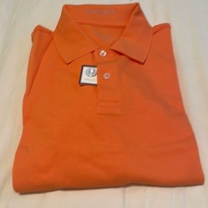 NWT B Draddy Pique Polo in color Crush orange Size Large